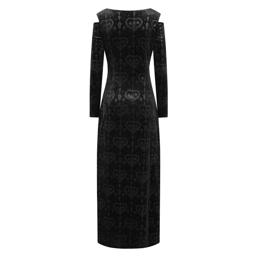 Banned - Amara Langes Kleid - Schwarz